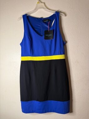 Cynthia Rowley Colorblock Dress -  Blue, Black